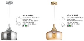 Pendul design modern BEL fumuriu NVL-9412134