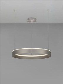 Lustra LED design circular OLIVIA nickel D-78cm
