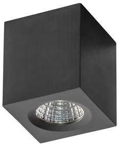 Mini Spot LED aplicat tavan/plafon NANO SQUARE negru