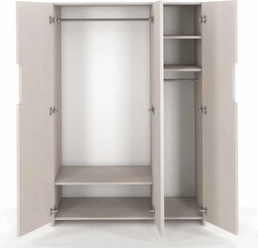 Dulap lemn masiv TerraCraft, 128 × 60 × 180 cm