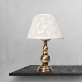 Lampa de masa clasic elegant din alama masiva Flemish