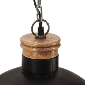 Lampa suspendata industriala, negru, 32 cm, E27 Negru,    32 cm, 1,    32 cm