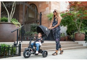 Tricicletă pentru copii 3 în 1 QPlay RITO AIR negru