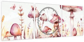 Tablou - Zâna Roz (cu ceas) (90x30 cm)