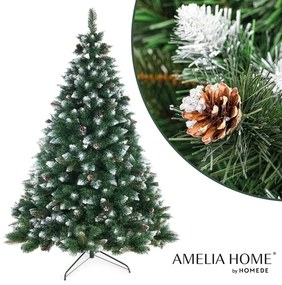 AmeliaHome Pom de Crăciun Pin cu conuri Lemmy, 180cm