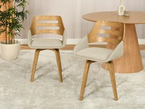 Scaun Theo K (bej + stejar). 1111280