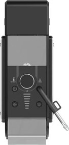 La mâna a doua: Espressor cafea macinata si capsule 8in1 Oliver Voltz OV51171N8M, 1450W, 1 L, 5 adaptoare, 19 bar, Negru/Argintiu