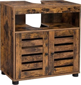 Dulap de baie sub chiuvetă - stil rustic