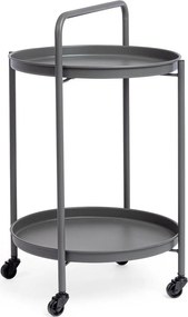 Măsuță de servire cu roți din oțel ø 44,5 cm Austin – Yes Everyday