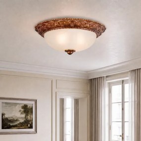 Brilagi - Lampă de tavan FRESCO 2xE27/40W/230V Ø 30 cm aurie
