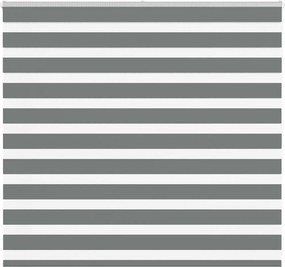 vidaXL Jaluzea tip zebra gri închis lățime țesătură 150,9 cm poliester