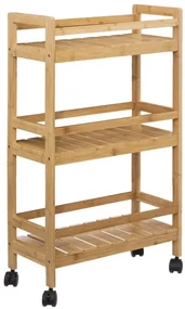 Raft Linha, lemn bambus, 45.3 x 22 x H 80 cm
