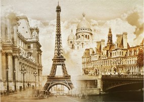 Tablou - Monumente din Paris (70x50 cm)