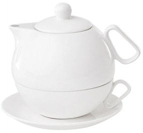 Set ceainic, ceasca si farfurie, 3 piese, Salsa