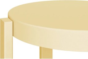 Scaun de bar galben din oțel (înălțime șezut 75 cm) Doon – noo.ma