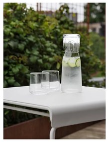 Masă de dining albă din metal 58x75 cm A-Café – Zone