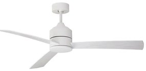 Ventilator de tavan cu telecomanda design modern AXEL alb/stejar