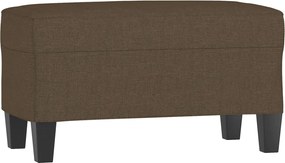vidaXL Bancă, maro, 70x35x41 cm, textil