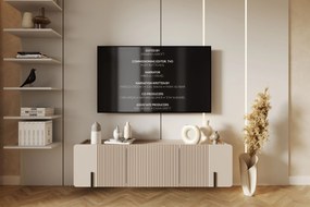Dulap TV Malmi 150 cm suspendată - cașmir / negru