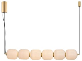 Zuma Line 003064-034748 - Lustră LED AKARI pe cablu, LED/50W/230V, finisaj auriu