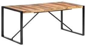 vidaXL Masă de bucătărie, 180x90x75 cm, lemn masiv