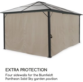 Pantheon Solid Sky Ambient Solar, pavilion, 3 × 4 m, iluminat solar