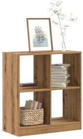 vidaXL Bibliotecă, stejar artizanal, 68,5x32x75 cm, lemn prelucrat