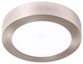 Spot LED aplicat tavan Ã17cm SURF nickel 12W 2700K 100854 SU