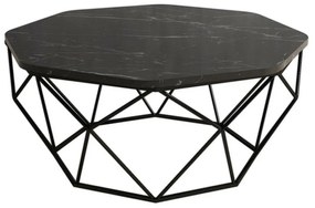 Măsuță de conferință Diamond Black Marble