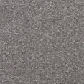 Fotoliu canapea cu taburet, gri deschis, 60 cm, textil Gri deschis, 78 x 77 x 80 cm