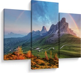 Tablou cu curcupeu deasupra stâncilor (90x60 cm)