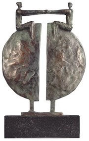 Statueta bronz "Oamenii sunt totul"