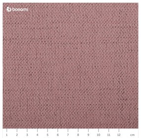 Pat matrimonial roz deschis tapițat cu spațiu de depozitare și somieră 160x200 cm Jagna – Bobochic Paris