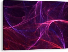 Tabloul abstract cu linii curbe (70x50 cm)