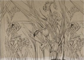 Tablou - Contururile plantelor (70x50 cm)