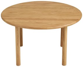 Măsuță de cafea în culoare naturală rotundă din lemn de stejar ø 70 cm Jena – House Nordic