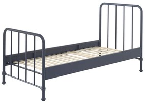 Pat copii BRONXX 90 X 200 CM ALBASTRU DENIM