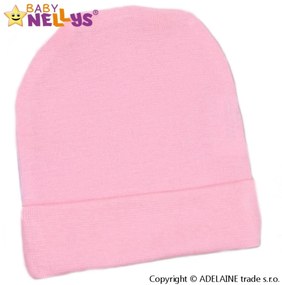 Baby Nellys Căciuliță pentru nou-născuți - roz deschis 56 (1-2 m)