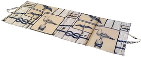 Sezlong de plaja MARINE 137x49 cm, bej
