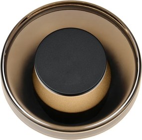 Aplică de perete negru-mat LED cu intensitate reglabilă ø 22 cm Celeste – Trio