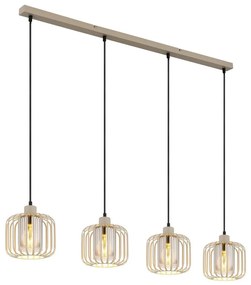 Globo ALFRED 15758-4H - Lustră suspendată pe cablu, 4xE27/40W/230V