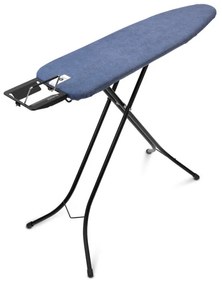 Masa de calcat Brabantia A 1003325, 110x30 cm, 7 pozitii de reglare, Suport fier de calcat, Albastru