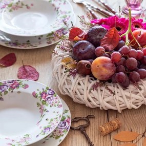 BANQUET Set de farfurii din porţelan BEAUTY 18 buc