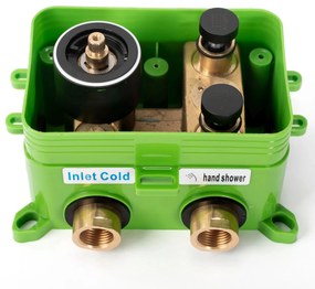 Set de duș incastrat Rea LUNGO MILER WHITE Matt BOX