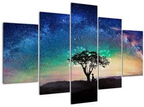 Tablou - Relaxare sub stele (150x105 cm)