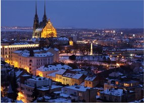 Tablou - Catedrala Sf. Peter și Paul, Brno, Republica Cehă (70x50 cm)