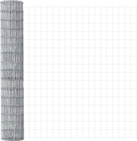 vidaXL Gard Euro 1,5 x 10 m Fier acoperit cu PVC