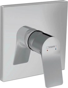 Baterie dus incastrata Hansgrohe Vivenis crom lucios fara corp ingropat