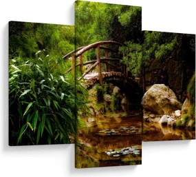 Tablou - Pod prin râu (90x60 cm)