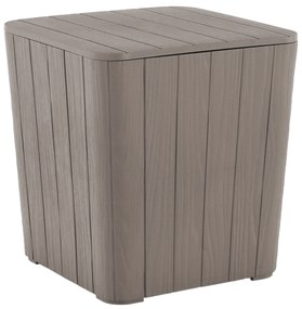 Cutie / masă de depozitare pentru grădină, gri, IBLIS